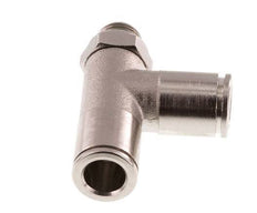 Racor en T en ángulo recto de 8mm x G1/8'' con rosca macho de latón FKM giratorio