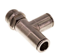 Racor en T en ángulo recto de 10mm x G3/8'' con rosca macho de latón FKM giratorio