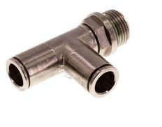 Racor en T en ángulo recto de 10mm x G3/8'' con rosca macho de latón FKM giratorio