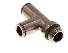 Racor en T en ángulo recto de 10mm x G3/8'' con rosca macho de latón FKM giratorio