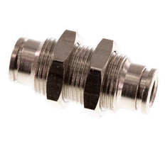 Racor de 6 mm de latón NBR Bulkhead [2 piezas]