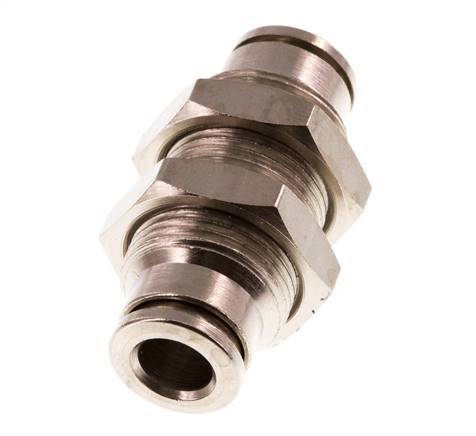 Racor de 6 mm de latón NBR Bulkhead [2 piezas]