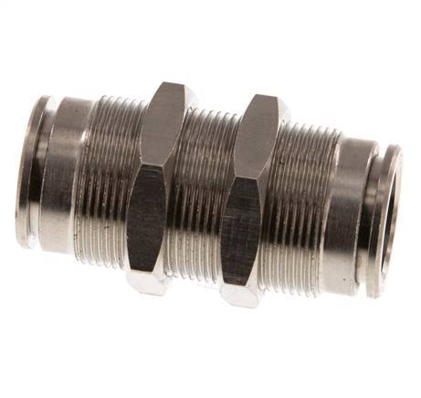 Racor rápido de 14 mm Pasamuros de latón NBR