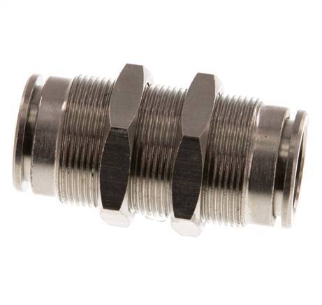 Racor rápido de 14 mm Pasamuros de latón NBR