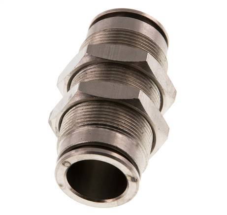 Racor rápido de 14 mm Pasamuros de latón NBR