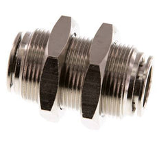 Racor rápido de 16 mm Pasamuros de latón NBR
