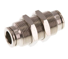 Racor rápido de 8mm Pasamuros de latón FKM