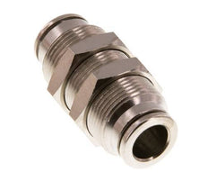 Racor rápido de 8mm Pasamuros de latón FKM