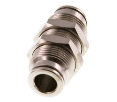 Racor rápido de 8mm Pasamuros de latón FKM