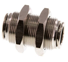 Racor rápido de 16 mm Pasamuros de latón FKM