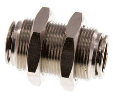 Racor rápido de 16 mm Pasamuros de latón FKM