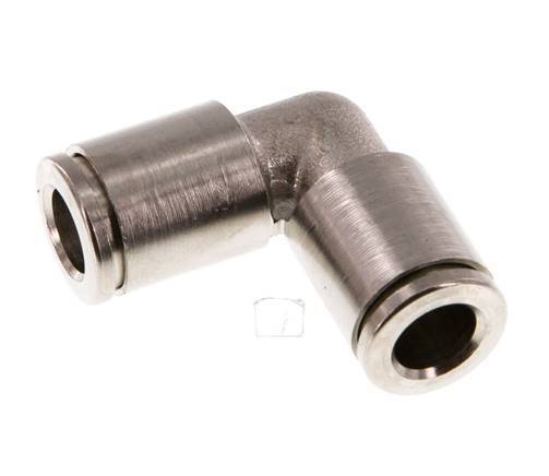 Codo de 6mm 90deg Racor de latón NBR [2 Piezas]