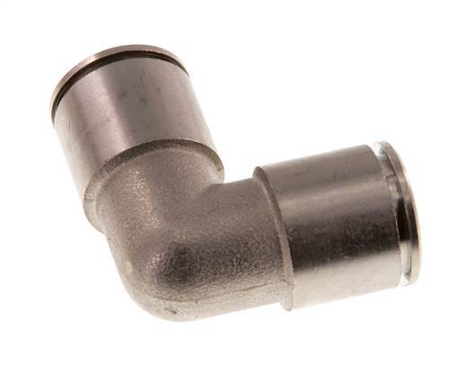 Codo de 90 grados de 14 mm Racor de latón NBR
