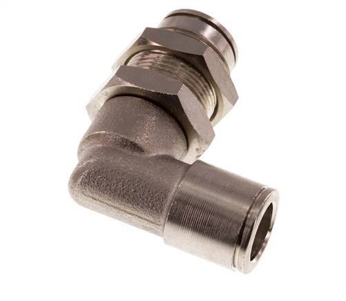 Codo de 90 grados de 10 mm Racor de latón NBR