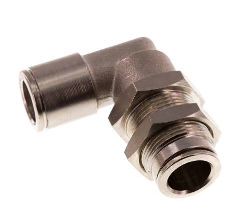 Codo de 90 grados de 10 mm Racor de latón NBR