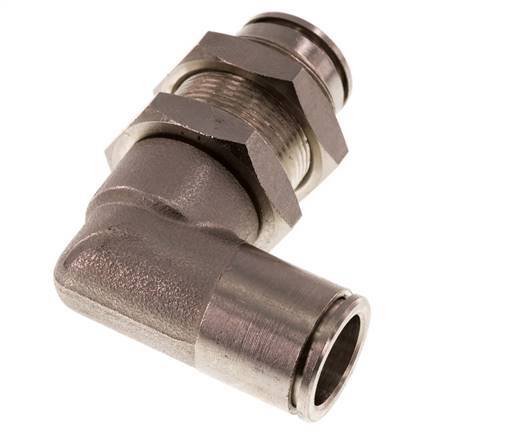 Codo de 90 grados de 12 mm Racor de latón NBR