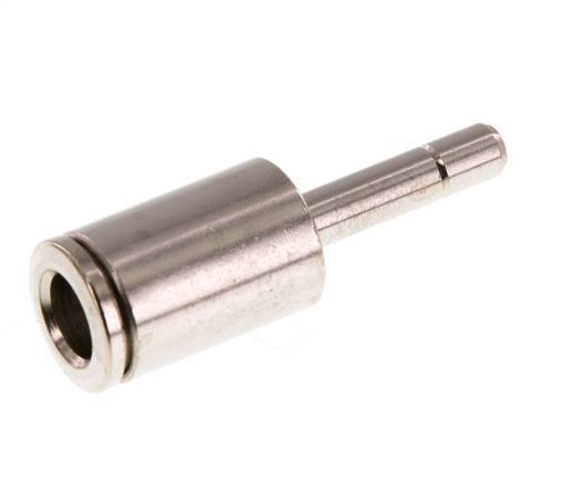 Racor rápido de 6mm x 4mm con latón NBR [2 piezas]