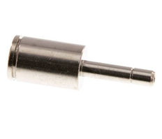 Racor rápido de 6mm x 4mm con latón NBR [2 piezas]