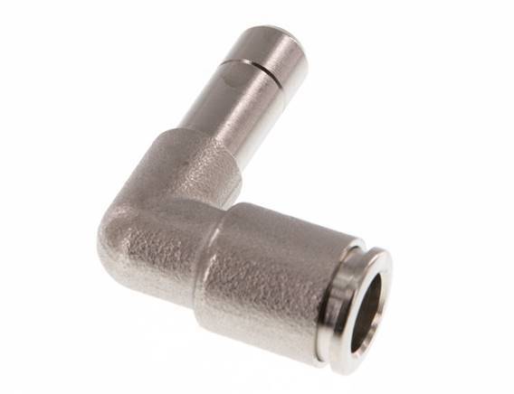Codo de 90 grados de 8mm x 8mm con latón NBR [2 piezas]
