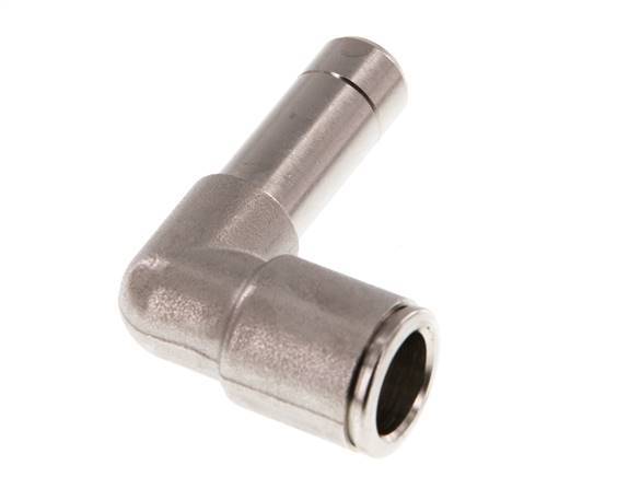 Codo de 90 grados de 10 mm x 10 mm, con latón enchufable NBR