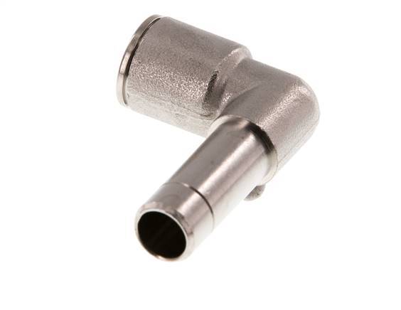 Codo de 90 grados de 10 mm x 10 mm, con latón enchufable NBR