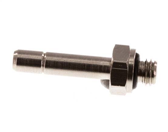 Racor de 4mm x M 5 con rosca macho de latón NBR [10 piezas]