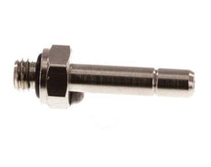 Racor de 4mm x M 5 con rosca macho de latón NBR [10 piezas]