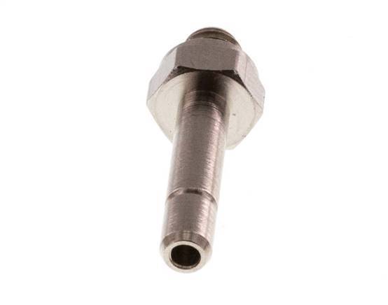 Racor de 4mm x M 5 con rosca macho de latón NBR [10 piezas]