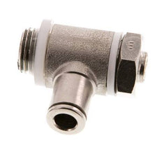 Válvula reguladora de caudal Codo de salida de contador 6 mm - G1/4'' Latón Tornillo ranurado Banjo
