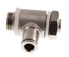 Válvula de control de flujo Codo para medidor 6 mm - G1/4'' Latón Tornillo Ranurado Banjo