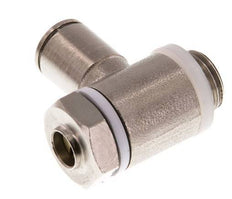 Válvula de control de flujo Codo de medición 8 mm - G1/4'' Latón Tornillo ranurado Banjo