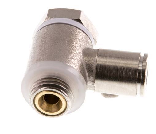 Válvula de control de flujo Codo de medición 8 mm - G1/4'' Latón Tornillo ranurado Banjo