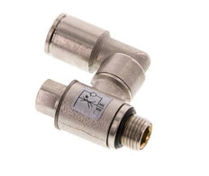 Válvula de control de flujo Medidor-Afuera Giratorio 8 mm - G1/8'' Tornillo Ranurado de Latón
