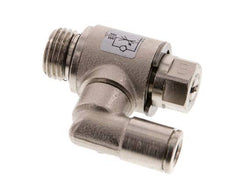 Válvula de control de flujo Medidor-Afuera Giratorio 6 mm - G1/4'' Tornillo Ranurado de Latón
