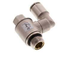 Válvula de control de flujo Medidor-Afuera Giratorio 8 mm - G1/4'' Tornillo Ranurado de Latón