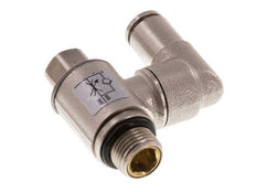 Válvula de control de flujo Meter-In Giratoria 4 mm - G1/8'' Tornillo ranurado de latón