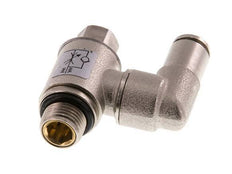 Válvula de control de flujo Meter-In Giratoria 4 mm - G1/8'' Tornillo ranurado de latón