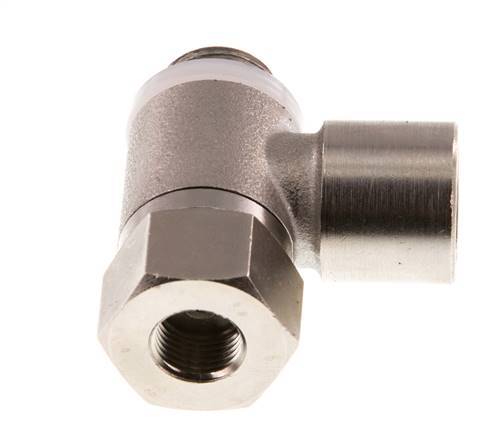Válvula de retención pilotada G1/4'' codo macho-hembra latón 0,5-10bar (7-145psi)