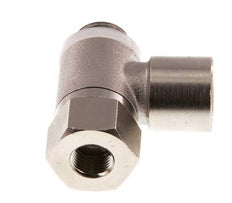 Válvula de retención pilotada G1/4'' codo macho-hembra latón 0,5-10bar (7-145psi)