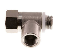 Válvula de retención pilotada G1/4'' codo macho-hembra latón 0,5-10bar (7-145psi)