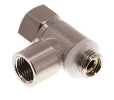 Válvula de retención pilotada G1/4'' codo macho-hembra latón 0,5-10bar (7-145psi)