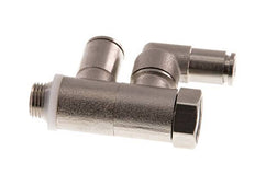 Válvula de retención accionada por piloto 6mm y codo macho G1/8'' Latón 0.5-10bar (7-145psi)