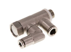 Válvula de retención accionada por piloto 6mm y codo macho G1/8'' Latón 0.5-10bar (7-145psi)