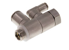 Válvula de retención pilotada de 10 mm y codo macho G1/4'' de latón 0,5-10bar (7-145psi)