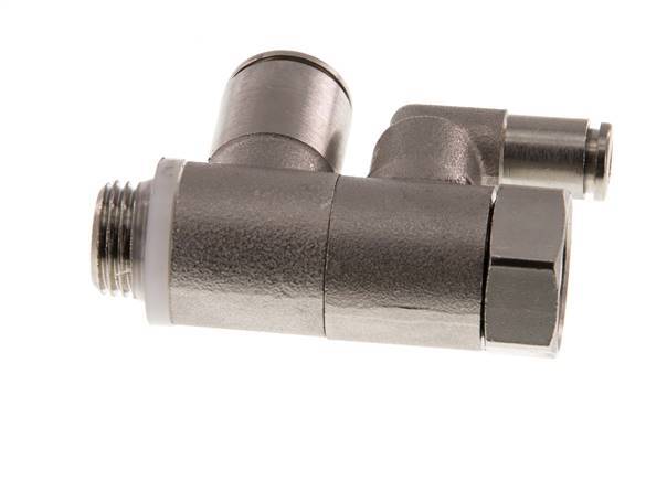 Válvula de retención pilotada de 10 mm y codo macho G1/4'' de latón 0,5-10bar (7-145psi)