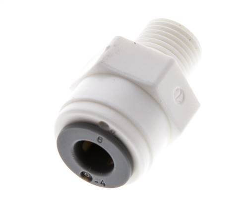 Racor de 6mm x R1/8'' con rosca macho POM EPDM [10 piezas]