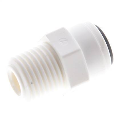 6mm x R1/4'' Push-in Fitting with Male Threads POM EPDM [10 Pieces]