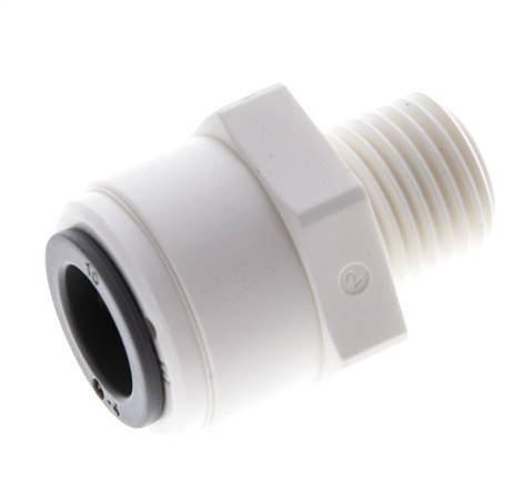 10mm x R1/4'' Push-in Fitting with Male Threads POM EPDM [5 Pieces]