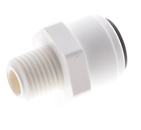 10mm x R1/4'' Push-in Fitting with Male Threads POM EPDM [5 Pieces]
