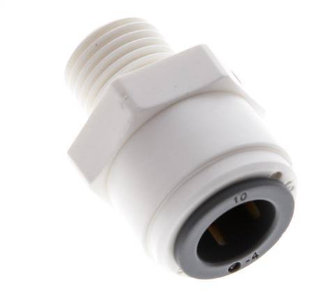 10mm x R1/4'' Push-in Fitting with Male Threads POM EPDM [5 Pieces]